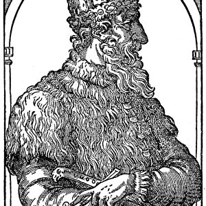 IVAN III (1440-1505). Called Ivan the Great. Grand Duke of Russia, 1462-1505. Woodcut