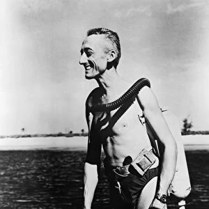 JACQUES COUSTEAU (1910-1997). French oceanographer