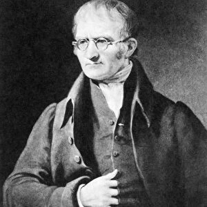 JOHN DALTON (1766-1844). English chemist and physicist. Mezzotint, 19th century