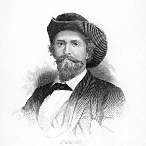 JOHN HUNT MORGAN (1825-1864). American Confederate cavalry commander. Steel engraving, 19th century