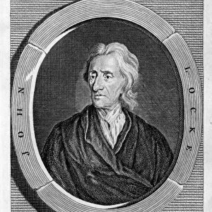 JOHN LOCKE (1632-1704). English philosopher. Copper engraving, English, 1752