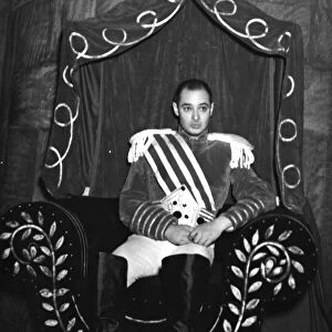 MACBETH, 1936. Jack Carter as Macbeth in the Federal Theatre Projects production