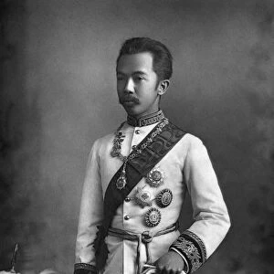 MAHA VAJIRUNHIS (1878-1895). Crown Prince of Siam, son of Rama V. Photograph by W