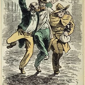 MURGER: VIE DE BOHEME. Illustration by Andre Gill to a 19th century French edition
