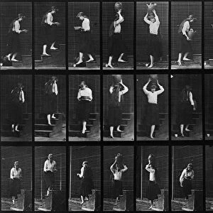 MUYBRIDGE: LOCOMOTION. Photographic study of a series of consecutive images of