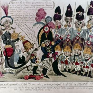 NAPOLEON BONAPARTE (1769-1821). Emperor of France, 1804-1814. Delusion, a New Farce