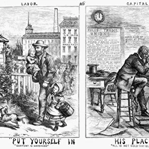 NAST: LABOR & CAPITAL, 1871. Put Yourself in His Place