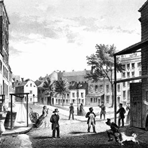 NEW YORK CITY: FIVE POINTS. Lithograph, 1860