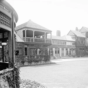 NEWPORT: COURTYARD, c1905. Courtyard of the casino in Newport, Rhode Island. Photograph
