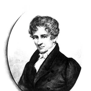 NIELS HENRIK ABEL (1802-1829). Norwegian mathematician. Lithograph, 19th century