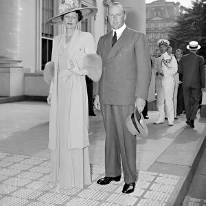 NORWEGIAN ROYAL COUPLE. Crown Princess Martha and Crown Prince Olav (the future