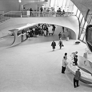 NYC: AIRPORT, 1965. The TWA Flight Center Terminal at John F. Kennedy Airport in Queens, New York
