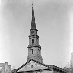 NYC: ST. MARKS CHURCH. St. Marks Church in the Bowery on East 10th Street in New York City