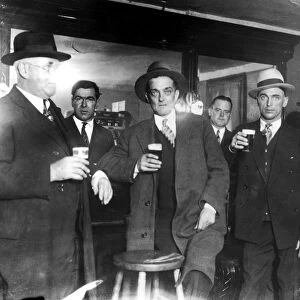 Patrons of an unidentified American Speakeasy in the 1920s