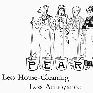 PEARLINE SOAP AD, 1890. American magazine advertisement, 1890
