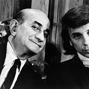 PHIL SPECTOR (1939- ). American record producer. With comedian Myron Cohen. Photograph