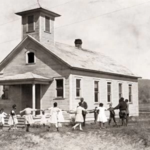 Pleasant Green School, a one-room schoolhouse known as one of the best African American schools in the County. All the children are Agricultural Club workers from Marlinton, West Virginia. Photograph by Lewis Hine, 6 October 1921