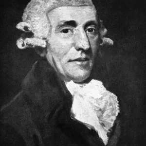 FRANZ JOSEPH HAYDN (1732-1809). Compositore austriaco. Olio su tela, 1791, di John Hoppner. FRANZ JOSEPH HAYDN (1732-1809). Compositore austriaco. Olio su tela, 1791, di John Hoppner.