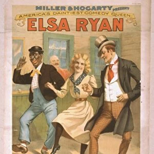 POSTER: NEVADA, 1902. Theater poster for the comedy Nevada, starring Elsa Ryan, 1902