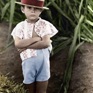 PUERTO RICO: BOY, 1941. Farm boy along the road near Corozal, Puerto Rico