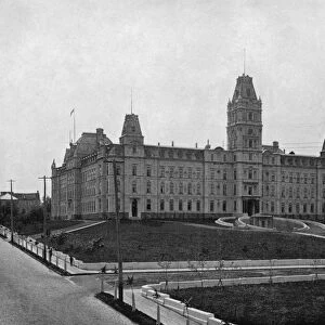 QUEBEC: PARLIAMENT, c1890. The Parliament Building in Quebec City, Quebec. Photograph