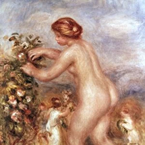 RENOIR: ODE, c1903-09. Pierre Auguste Renoir: Ode aux fleurs. Canvas, c1903-09