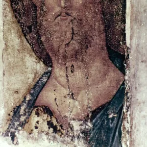 RUSSIAN ICONS: THE SAVIOUR. By Andrei Rublev, c1400