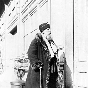 RUSSIAN IMMIGRANT, 1900. Photographed shortly after his arrival in New York City by R