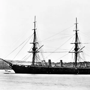 SHIPS: HMS WARRIOR. HMS Warrior, launched in 1860, the first British armored