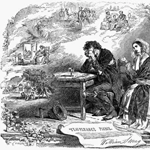 TEMPERANCE, 1869. The temperance pledge. Wood engraving, American, 1869