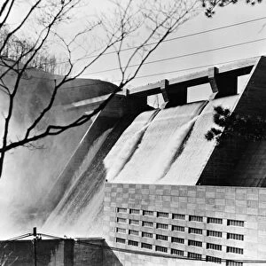 TENNESSEE: NORRIS DAM. The Norris Dam on the Clinch River, erected by the Tennessee