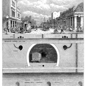 Underground Railway Print, 1864 Underground Railway Print, 1864