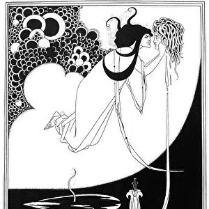 WILDE: SALOME. The Climax. Pen and ink drawing by Aubrey Beardsley for Oscar Wildes Salome