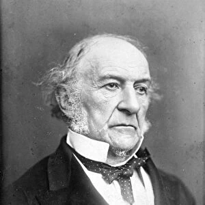 WILLIAM EWART GLADSTONE (1809-1898). English statesman. Photograph