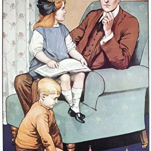 WORLD WAR I: POSTER, 1915. Daddy, What Did You Do In The Great War