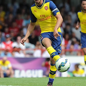 Aaron Ramsey (Arsenal). Boreham Wood 0: 2 Arsenal. Pre Season Friendly. Meadow Park