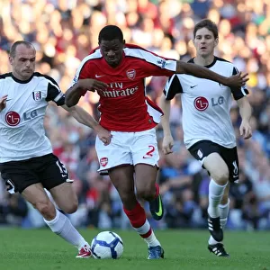 Abou Diaby (Arsenal) Danny Murphy and Zoltan Gera (Fulham)