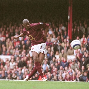 Abou Diaby scores Arsenals 5th goal. Arsenal 5: 0 Aston Villa. FA Premiership