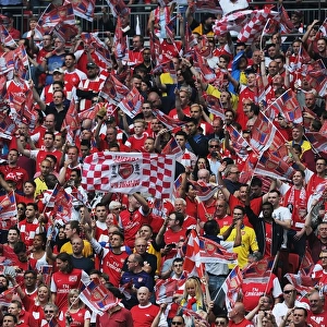 Arsenal FA Cup Final: Arsenal Fans at Wembley Stadium
