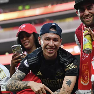 Arsenal Fan Honors Thierry Henry Tattoo Before Pre-Season Clash Against FC Barcelona