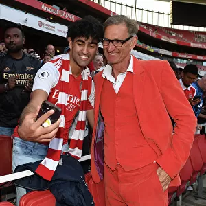 Arsenal Legends Reunite: Tony Adams with Fans After Arsenal vs. Wolverhampton Wanderers Match, 2022-23