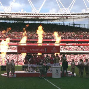 Arsenal lift the Emirates Trophy