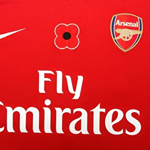 Arsenal shirt with an embroided poppy