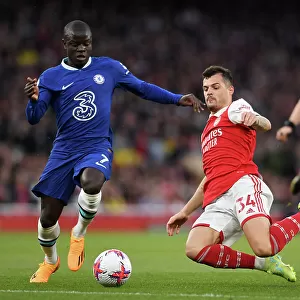 Arsenal vs. Chelsea: Intense Battle between Xhaka and Kante in the 2022-23 Premier League