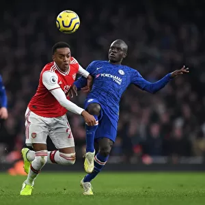 Arsenal vs. Chelsea: Intense Clash between Joe Willock and N'Golo Kante in the Premier League