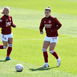 Arsenal Women Prepare for Match Against Brighton & Hove Albion in Empty Meadow Park