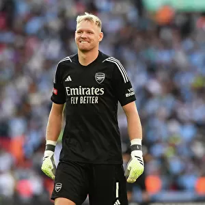 Arsenal's Aaron Ramsdale Faces Manchester City in FA Community Shield Showdown, 2023-24