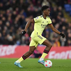 Arsenal's Albert Sambi Lokonga in Action against Crystal Palace - Premier League 2021-22