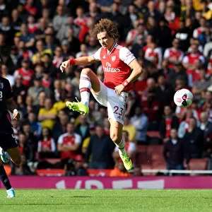 Arsenal's David Luiz in Action Against AFC Bournemouth, Premier League 2019-20