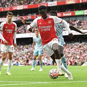 Arsenal's Eddie Nketiah Shines in Premier League Clash Against Nottingham Forest (2023-24)